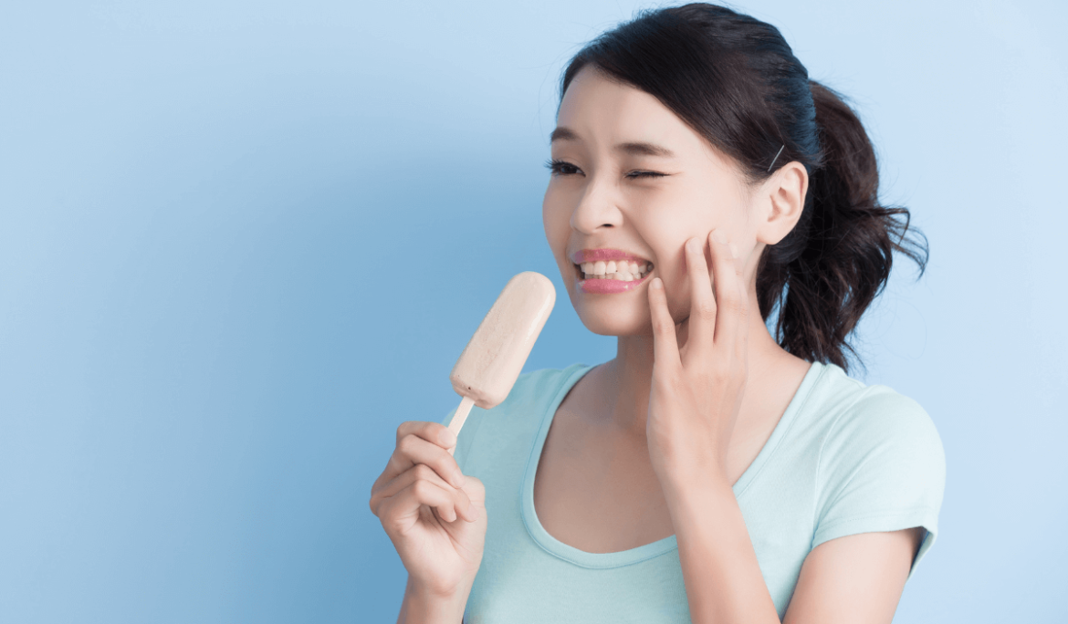 Bayside woman with sensitive teeth